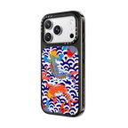 koi fish Japanese tattoo style transparent pattern | iPhone 18 Pro Max / Impact Case MagSafe Compatible - Glossy / Glossy Black | Image 2