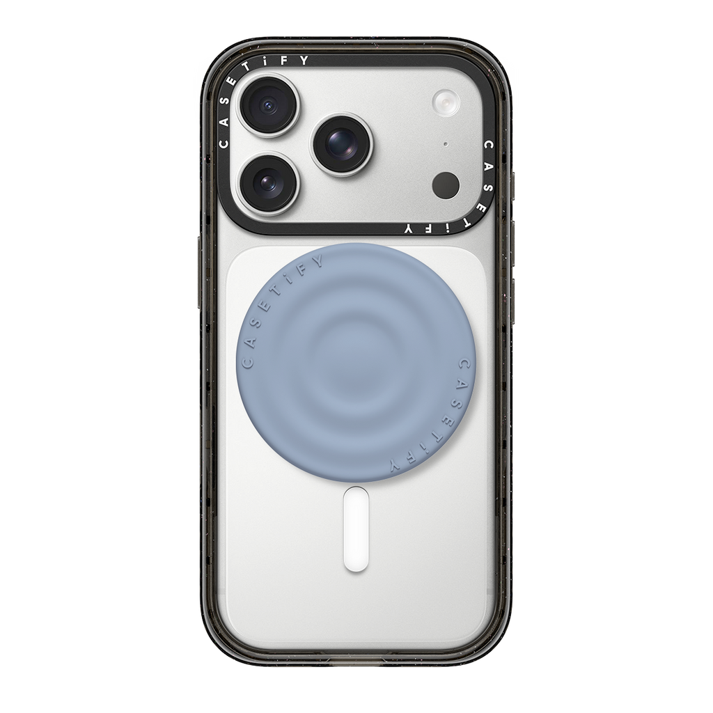 Snappy Ripple Grip Stand MagSafe Compatible - Dusty Blue | Image 1