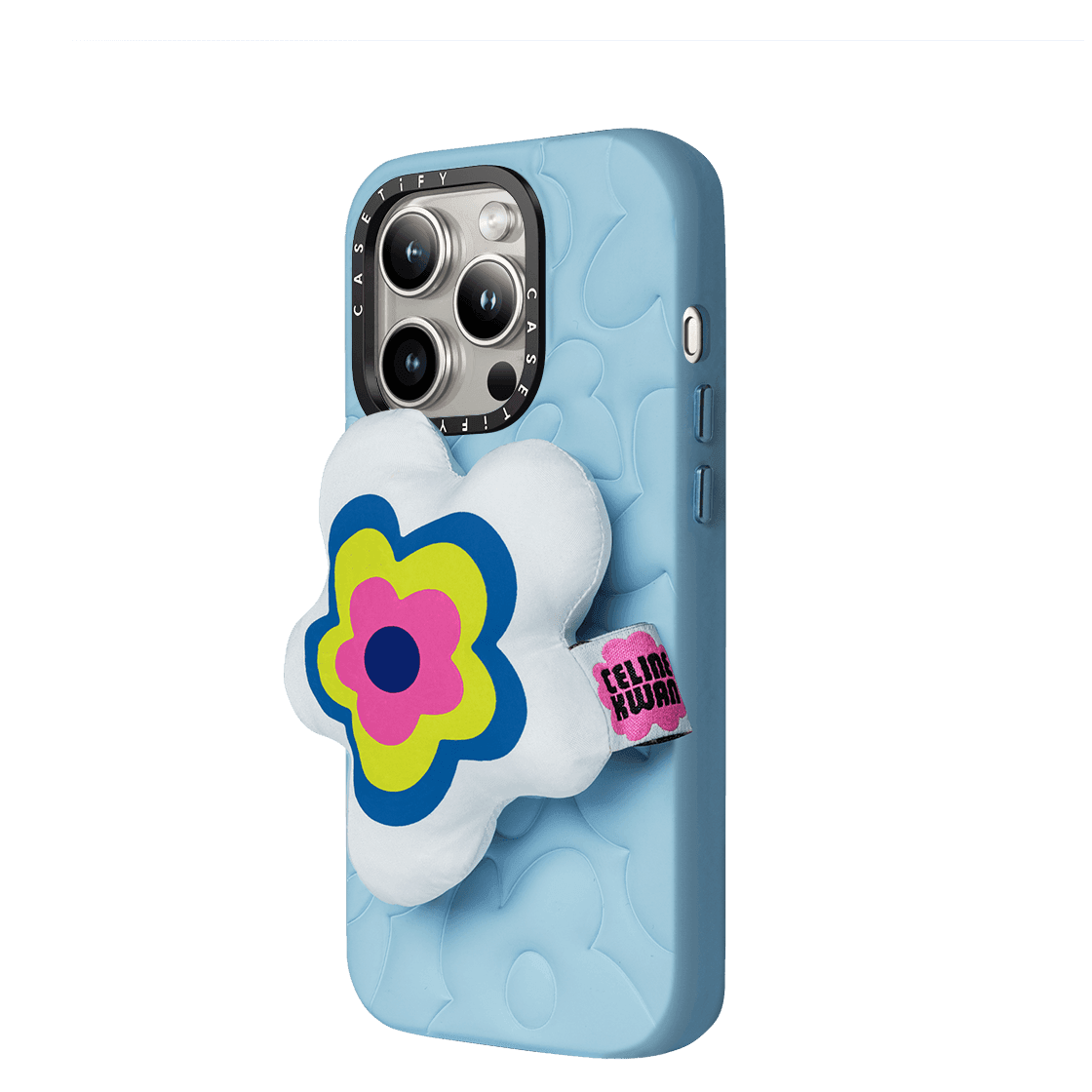 CELINE KWAN Flower Grippy Case - iPhone 15 Pro Max