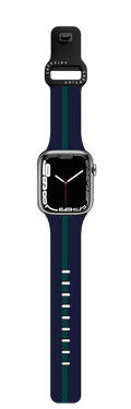 WALK THE LINE - HUNTER GREEN | Apple Watch Series 7-9 (45mm) / Impact Band / Black | Image 1