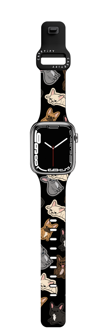 PARDON MY FRENCHIE | Apple Watch Series 7-9 (45mm) / Impact Band / Black | Image 1