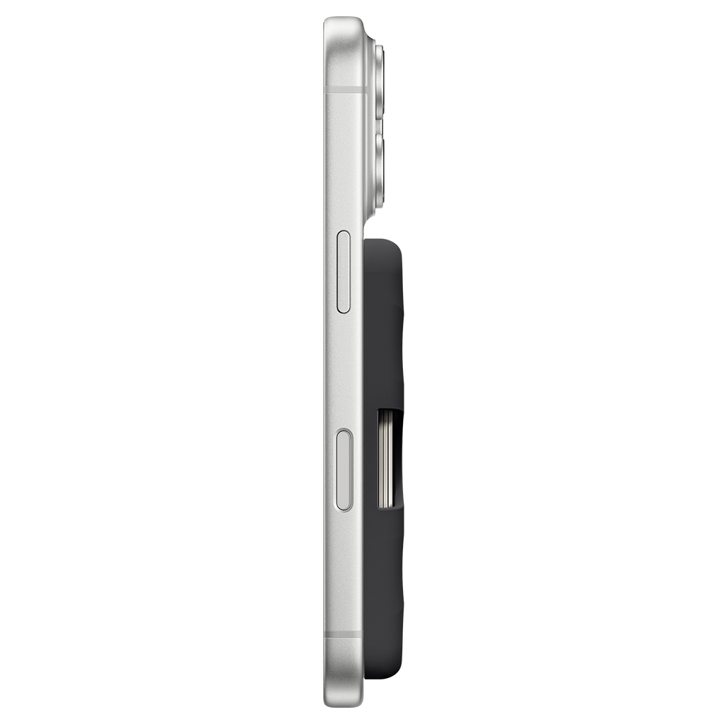 Snappy Ripple Wallet MagSafe Compatible - Black