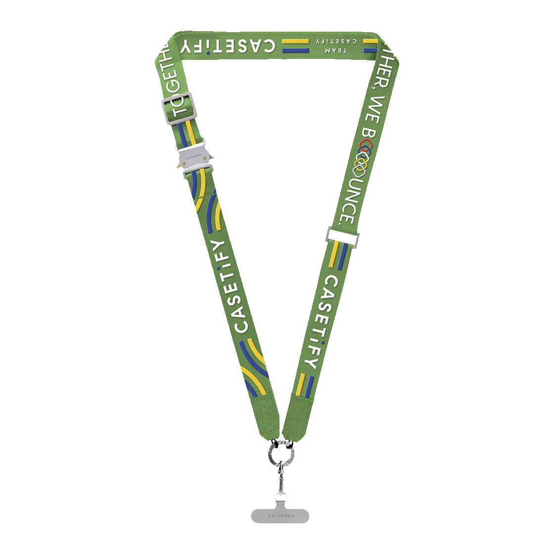 Team CASETiFY Slogan Cross-Body Strap - Green