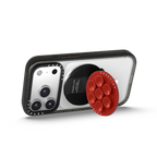 Snappy Snap & Stick Grip Stand MagSafe Compatible - Tomato Red