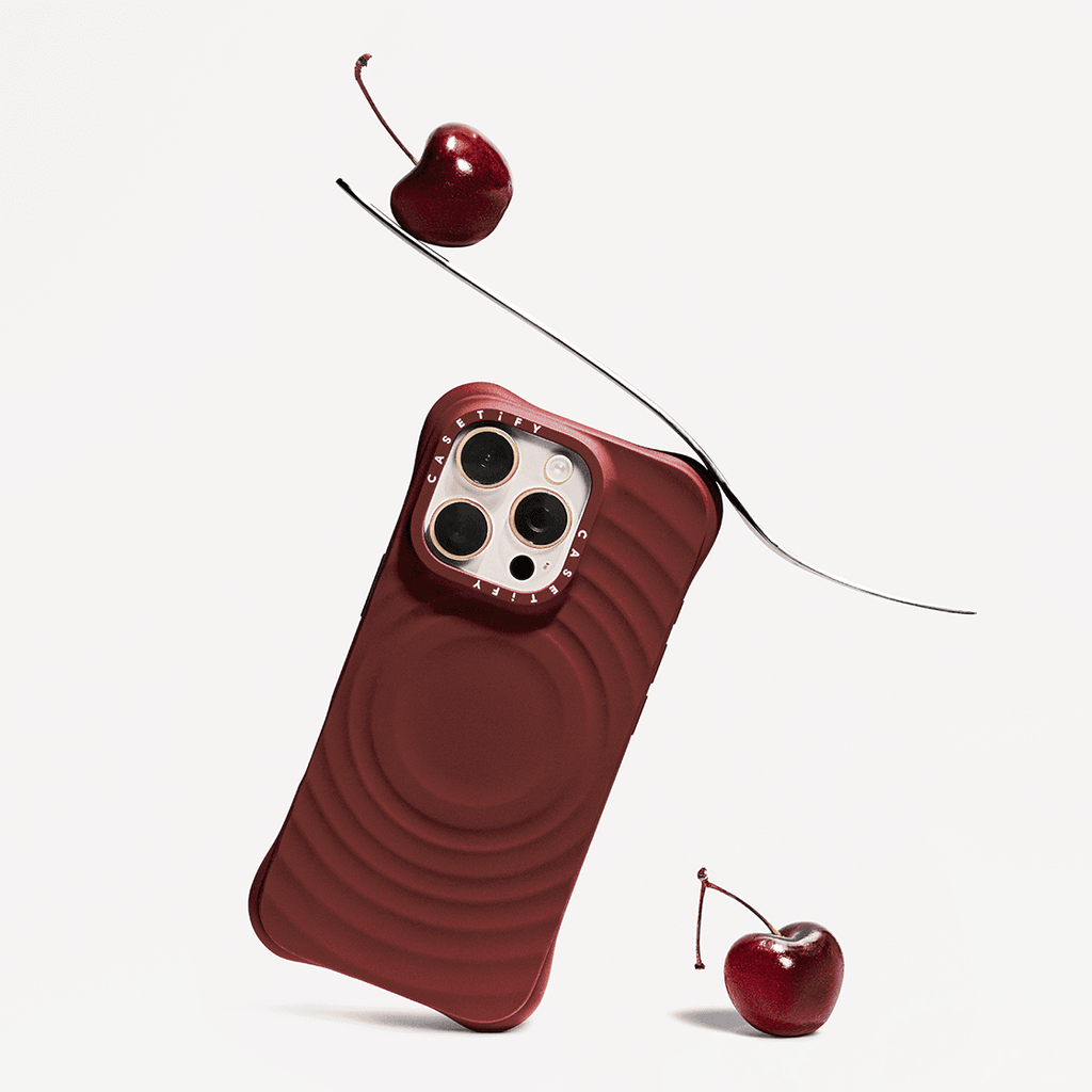 Ripple Case - Dark Cherry - iPhone 16 Pro