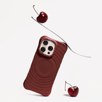 Ripple Case - Dark Cherry - iPhone 16 Pro Max