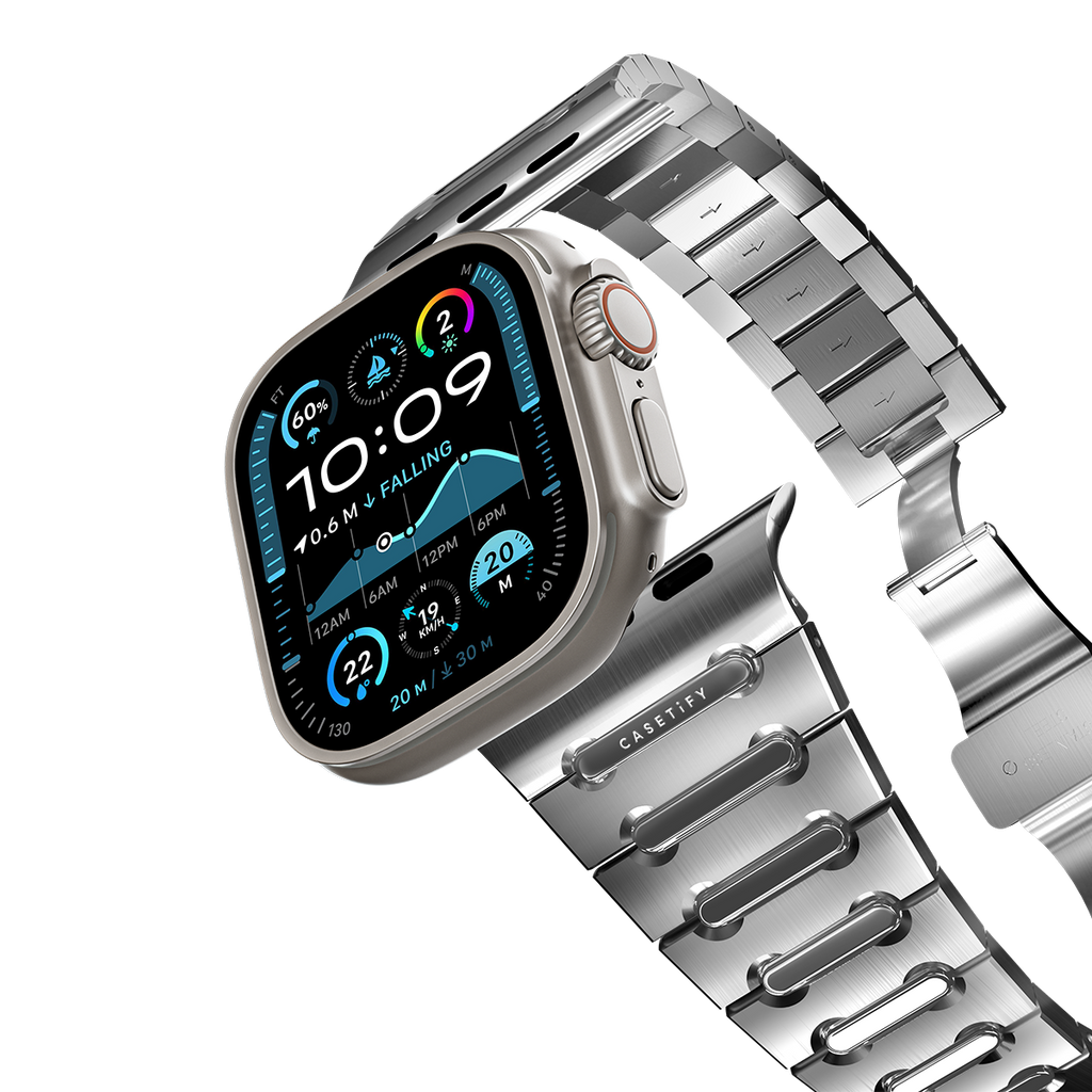 Stainless Steel Elite-H Band 49mm (Ultra 3) - Silver | Image 1