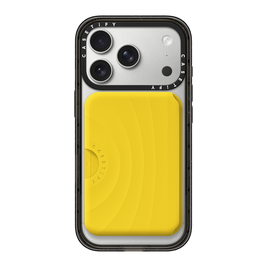 Snappy Ripple Wallet MagSafe Compatible - Volt Yellow | Image 1