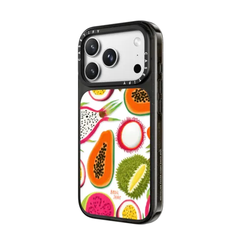 EXOTIC FRUIT | iPhone 18 Pro Max / Impact Case MagSafe Compatible - Glossy / Glossy Black | Image 2