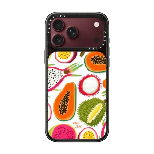 EXOTIC FRUIT | iPhone 18 Pro Max / Impact Case MagSafe Compatible - Glossy / Glossy Black | Image 1