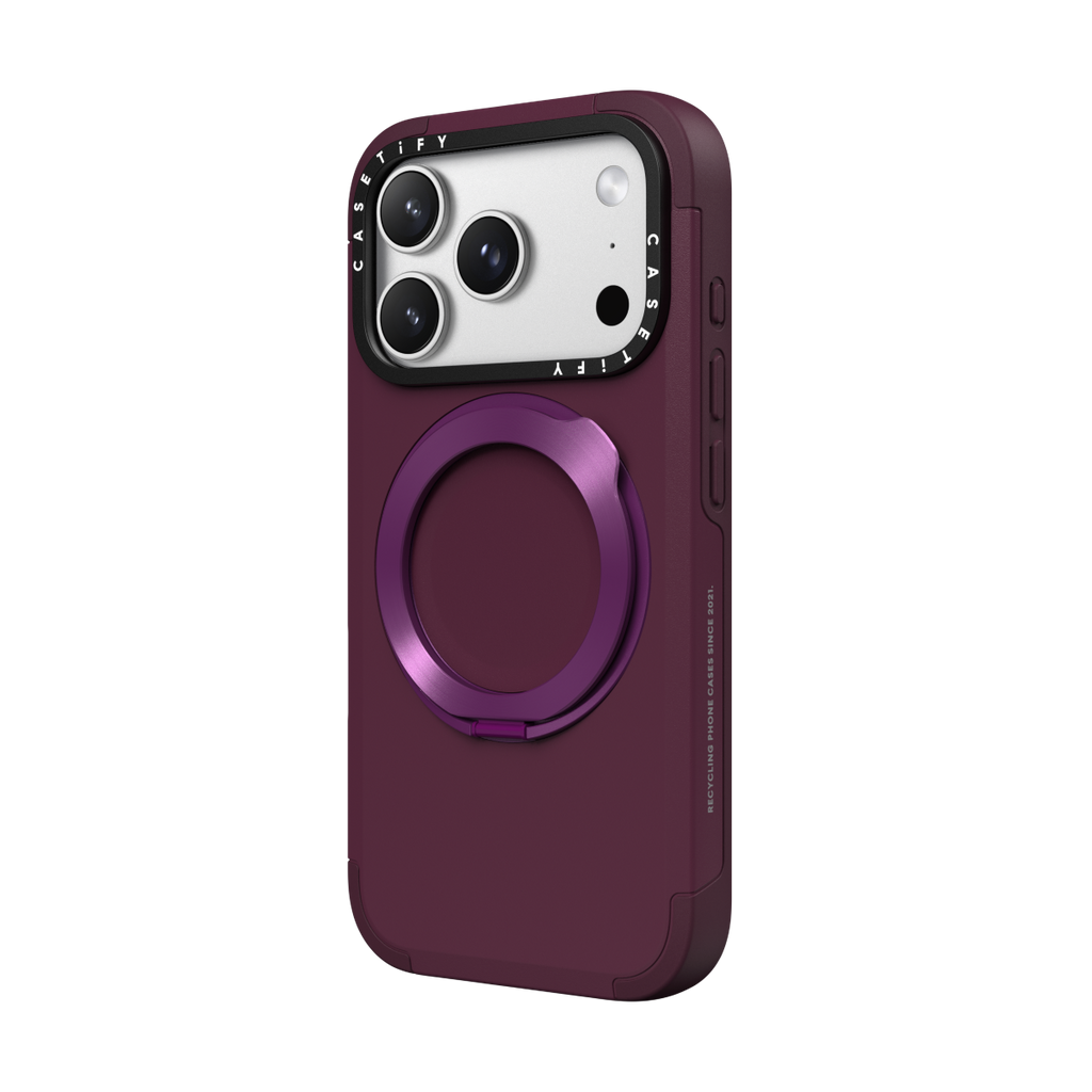 iPhone 17 Pro Max - Force Ring Stand Case - Mulberry