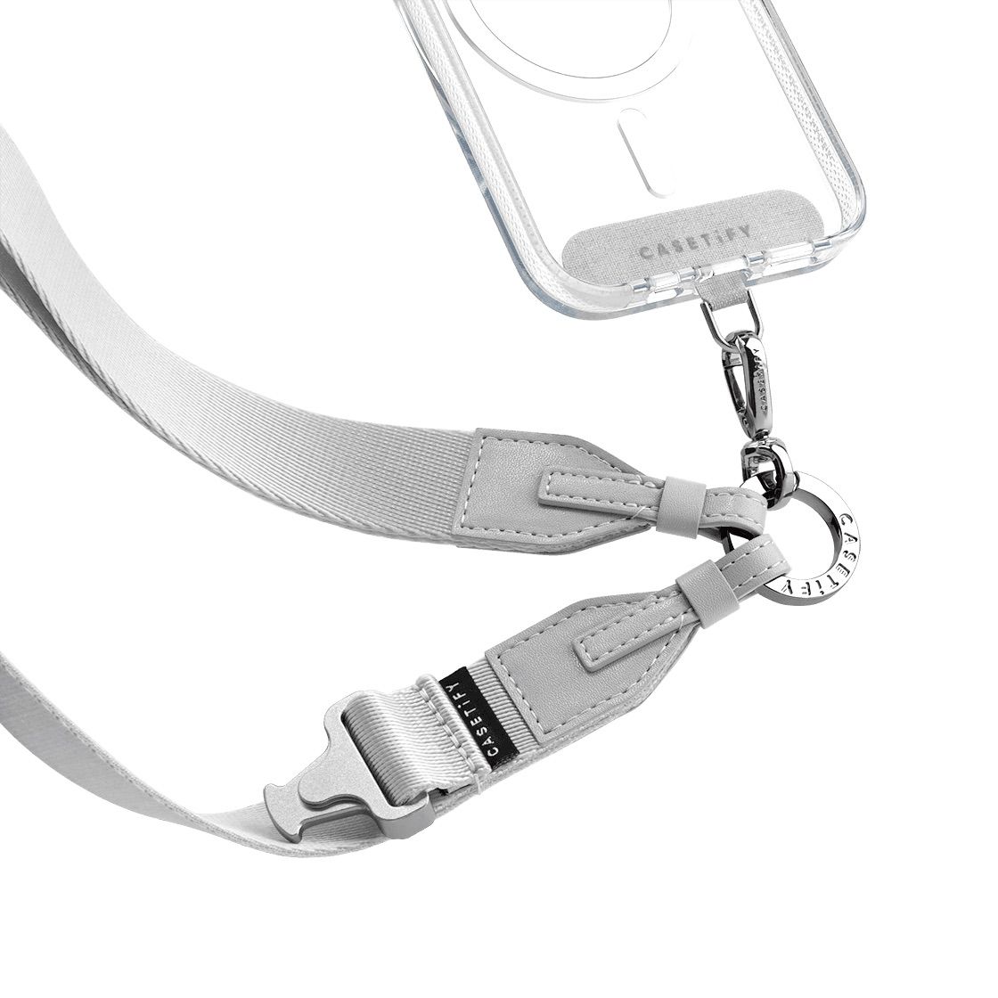 2-in-1 Utility Lanyard - Silver | Image 1
