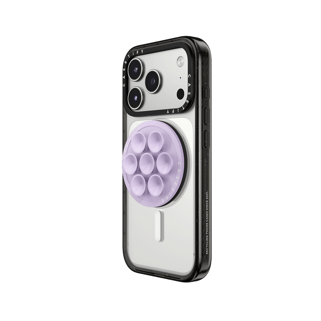 Snappy Snap & Stick Grip Stand MagSafe Compatible - Lavender