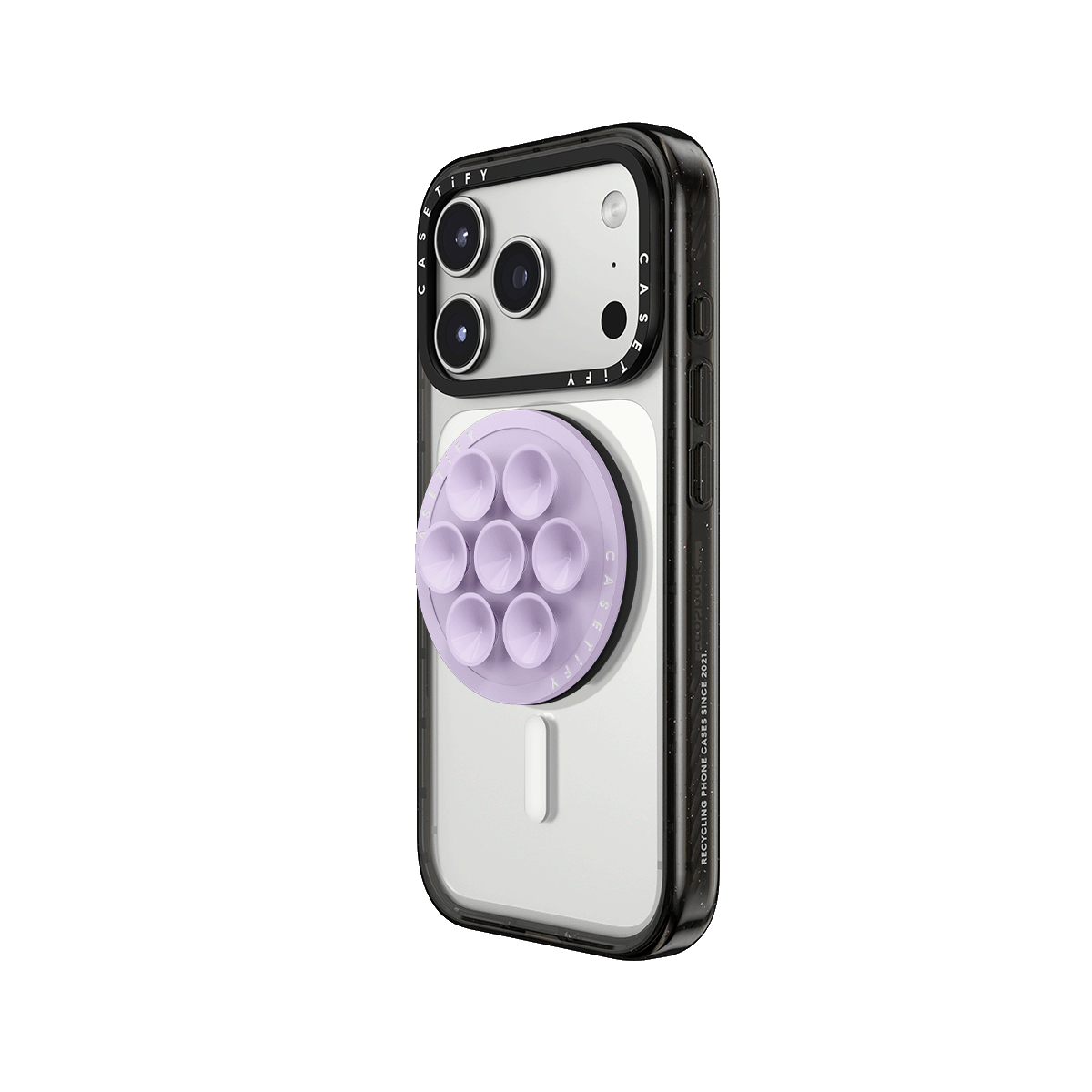 Snappy Snap & Stick Grip Stand MagSafe Compatible - Lavender
