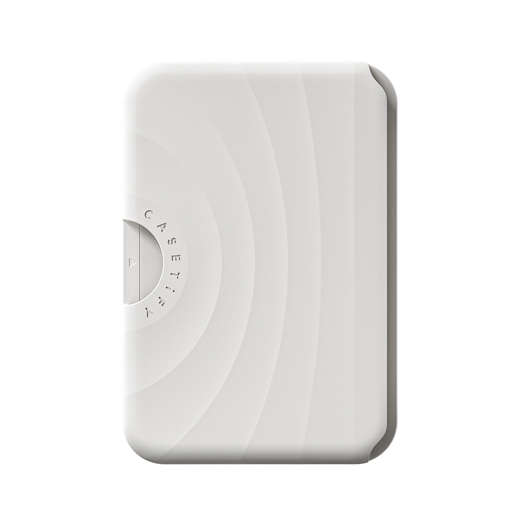 Snappy Ripple Wallet MagSafe Compatible - White