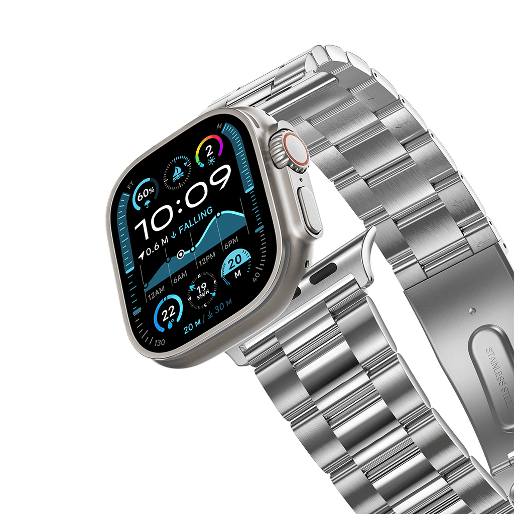 Stainless Steel 3-Link Band 49mm (Ultra 3) - Silver | Image 1