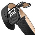 2-in-1 Italian Leather Band 42mm (Series 10) - Black | Image 1