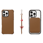 3-in-1 BioVeg Set- iPhone 16 Pro Max (Tan) & Snappy Wallet (Tan) & Phone Charm (Tan) | Image 1