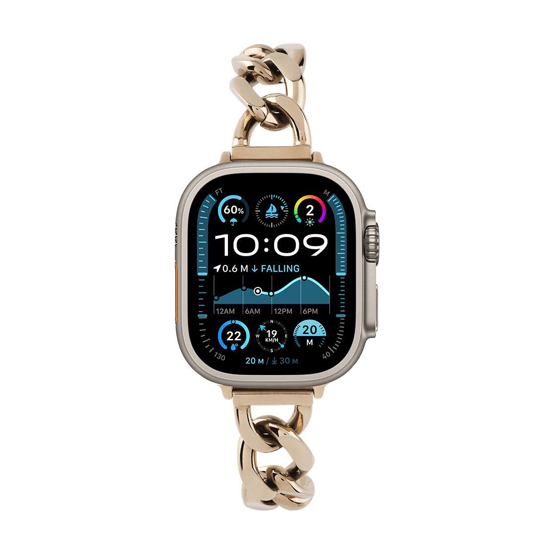 Chain Bracelet 49mm (Ultra 3) - Gold