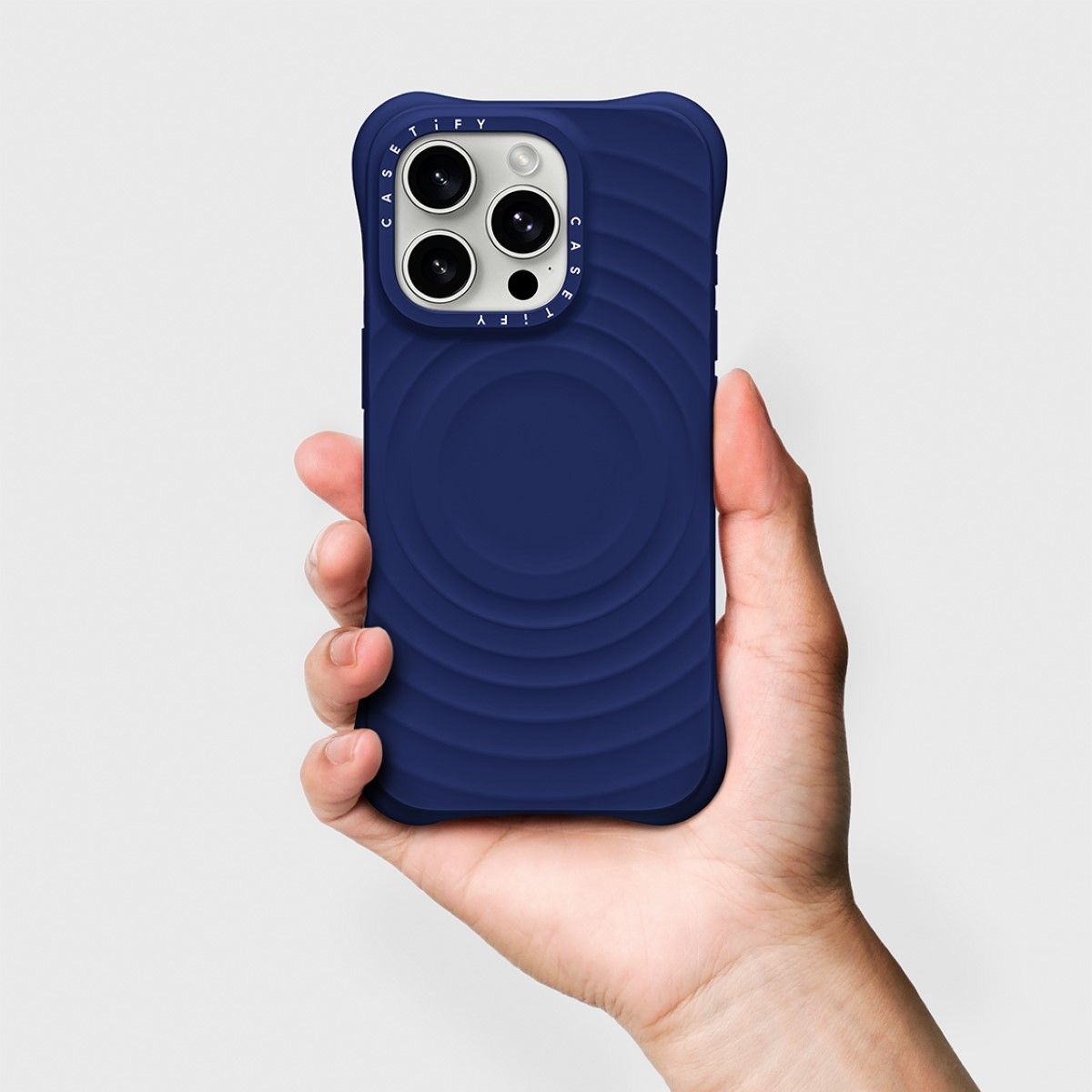 Ripple Case - Navy Blue - iPhone 16 Pro Max