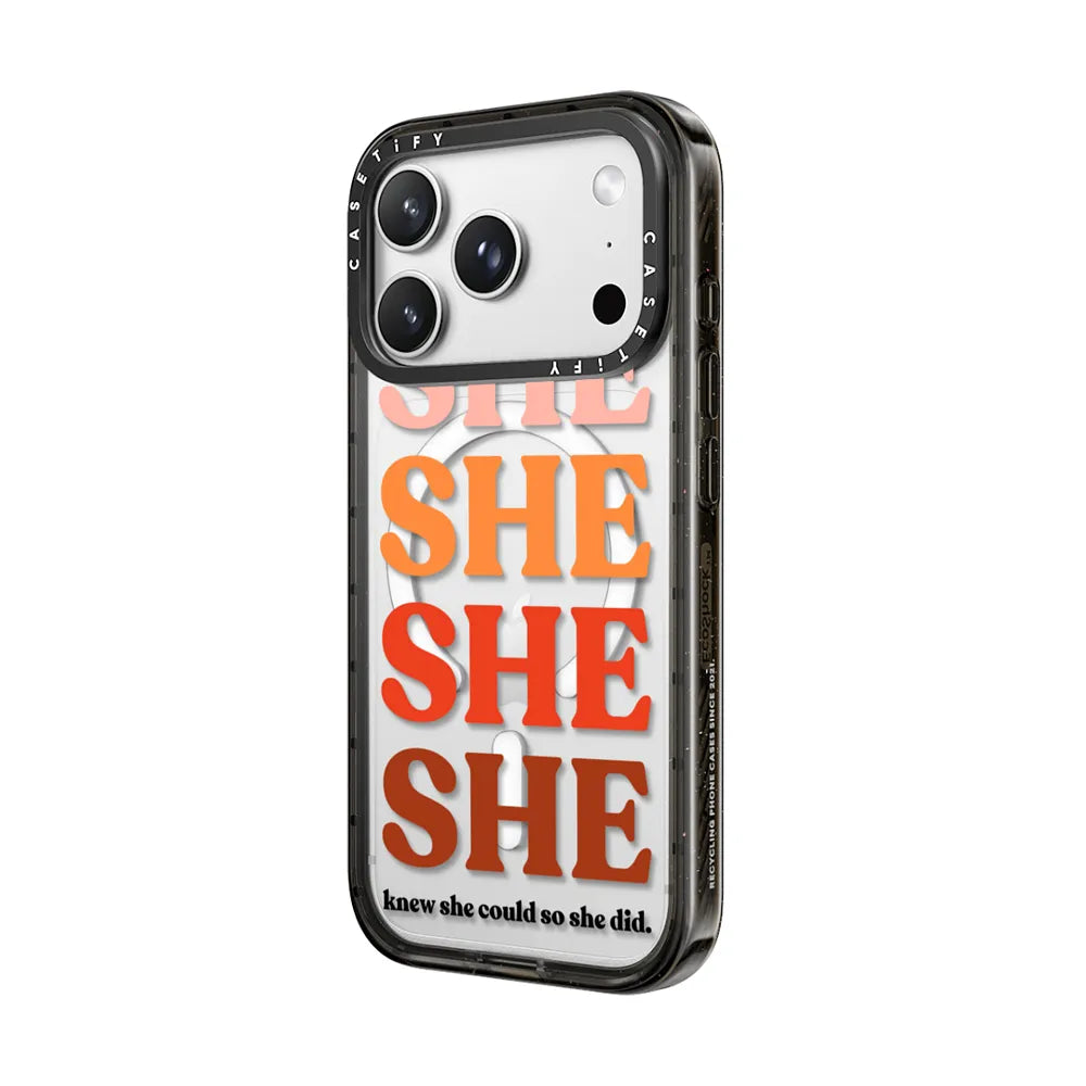 SO SHE DID