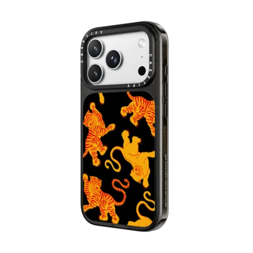 Tigers, Tigers & Tigers, Oh My | iPhone 18 Pro Max / Impact Case MagSafe Compatible - Glossy / Glossy Black | Image 2