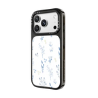Small blue flowers | iPhone 18 Pro Max / Impact Case MagSafe Compatible - Glossy / Glossy Black | Image 2