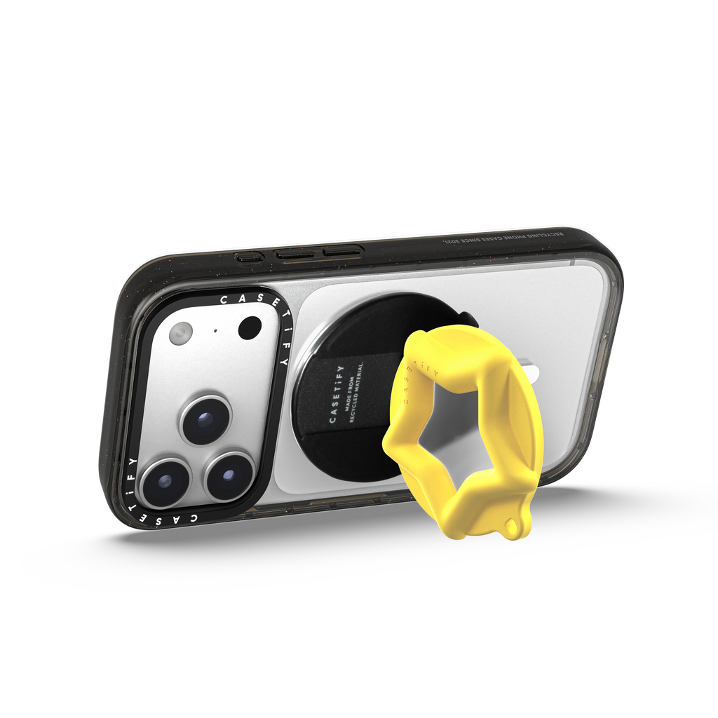 Snappy Candy Mirror Grip Stand - Yellow