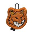 Maison Kitsuné Earbuds Plush Pouch (Orange)  | Image 1