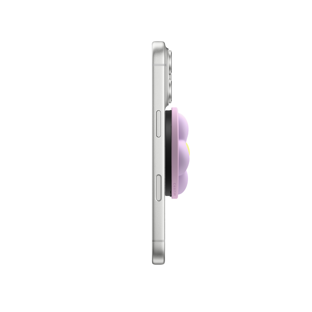 Snappy Flower Grip Stand - Lilac Puffy Flower