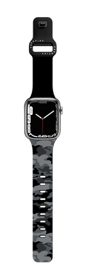 Camo Over Watchband - Black 2 | Apple Watch Series 7-9 (45mm) / Impact Band / Black | Image 1