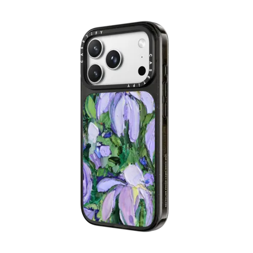 Summer Lilacs | iPhone 18 Pro Max / Impact Case MagSafe Compatible - Glossy / Glossy Black | Image 2