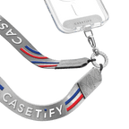 Team CASETiFY Slogan Cross-Body Strap - Silver | Image 1