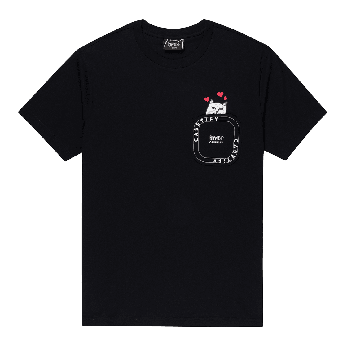 CASETiFY x RIPNDIP Nermal Loves Pocket T-shirt - Size M (Online Exclusive) | Image 1