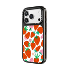STRAWBERRIES | iPhone 18 Pro Max / Impact Case MagSafe Compatible - Glossy / Glossy Black | Image 2