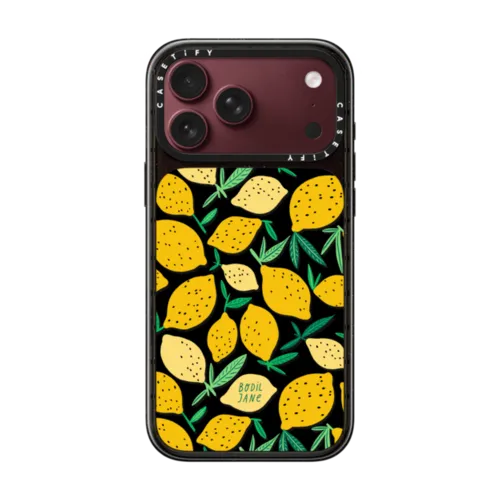 LEMONS | iPhone 18 Pro Max / Impact Case MagSafe Compatible - Glossy / Glossy Black | Image 1