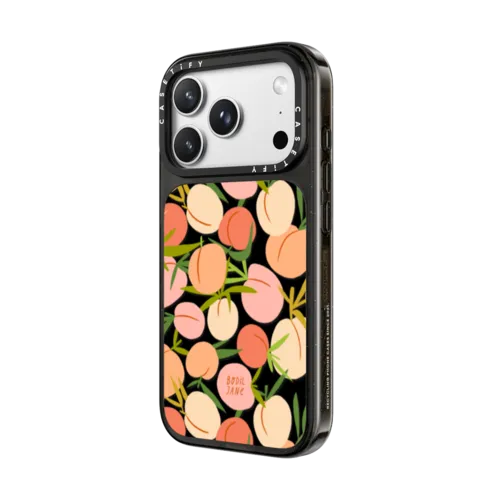 PEACHES | iPhone 18 Pro Max / Impact Case MagSafe Compatible - Glossy / Glossy Black | Image 2