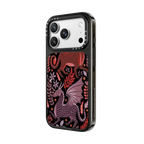Red Dragon Mythical Magic | iPhone 18 Pro Max / Impact Case MagSafe Compatible - Glossy / Glossy Black | Image 2