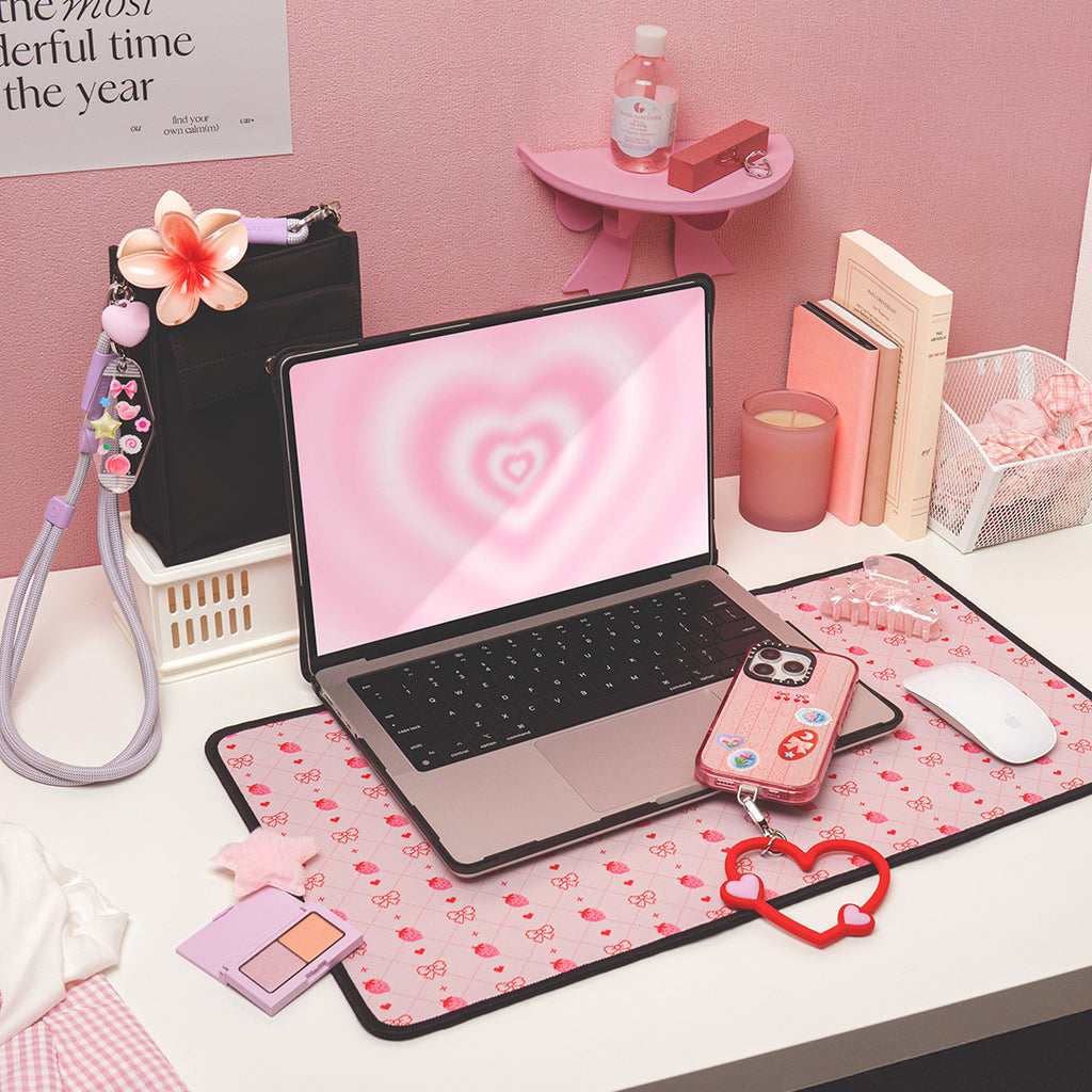 Heart Phone Wristlet - Red Romance