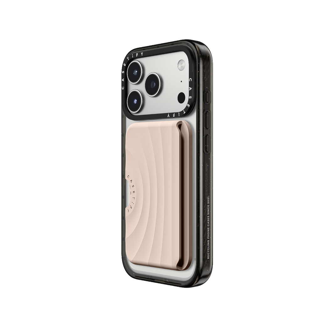 Snappy Ripple Wallet MagSafe Compatible - Oat