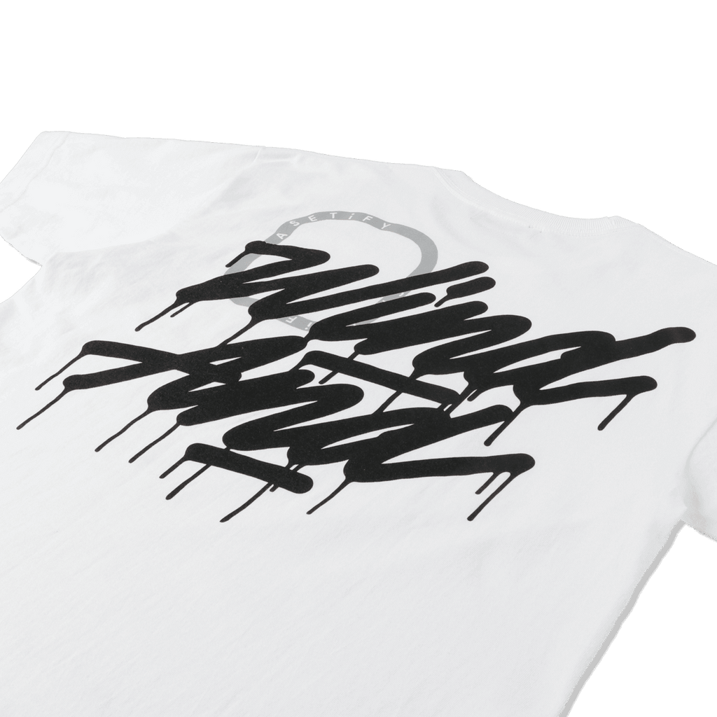 WDS x CASETiFY T-shirt Triple Name Main Logo White M