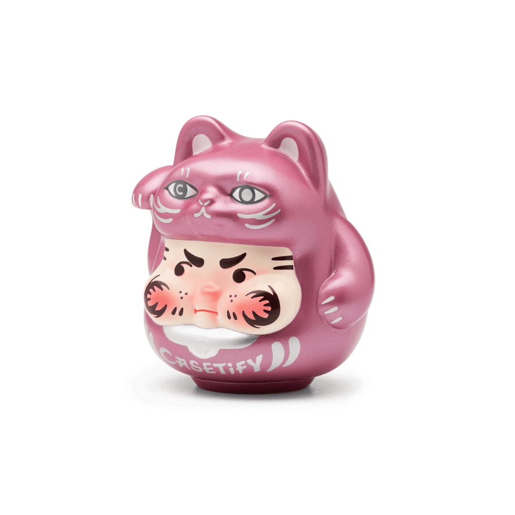 PP X MONSTER Lucky Kitten Daruma Metallic Pink Edition