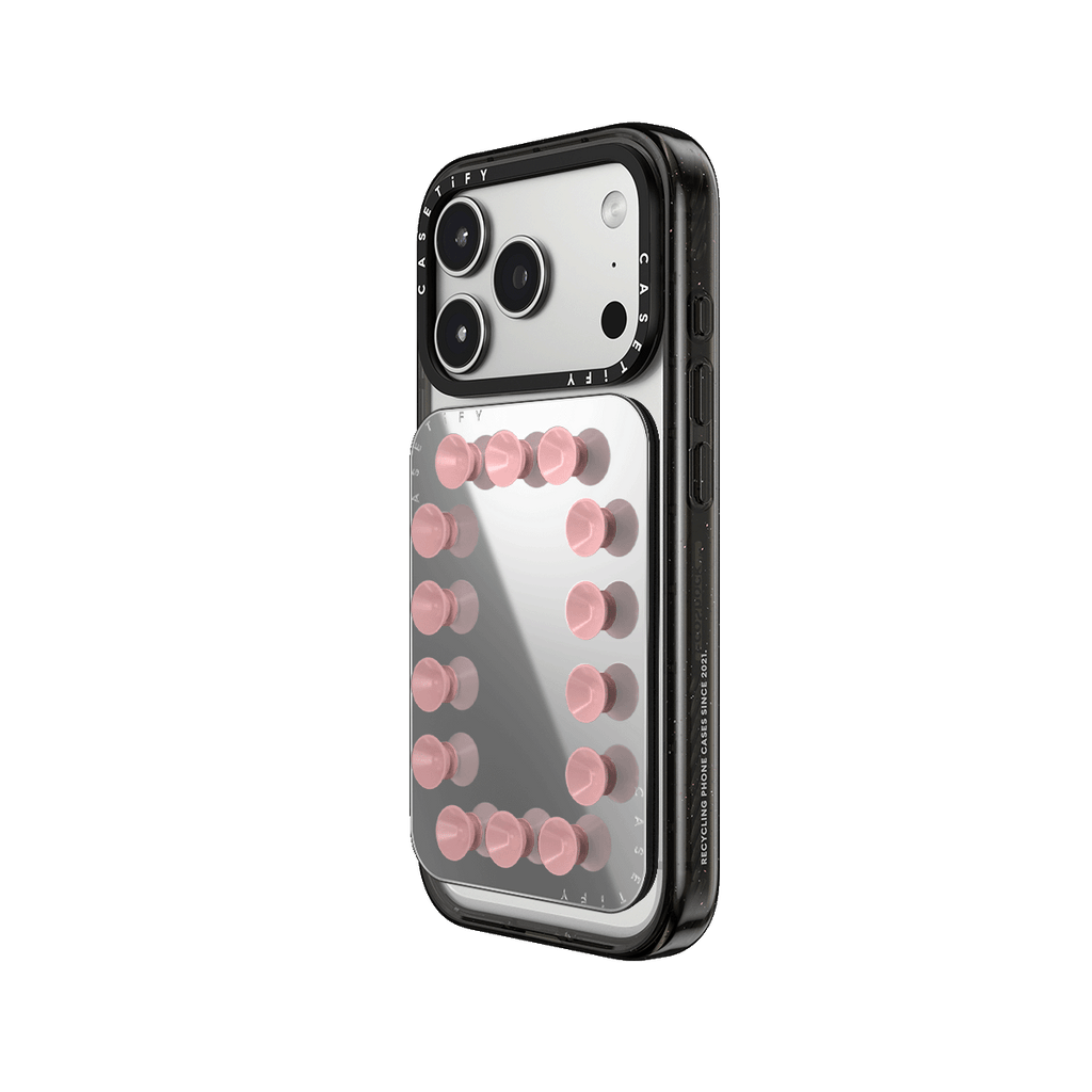 Snappy Snap & Stick Mirror Cardholder Stand MagSafe Compatible - Primrose Pink