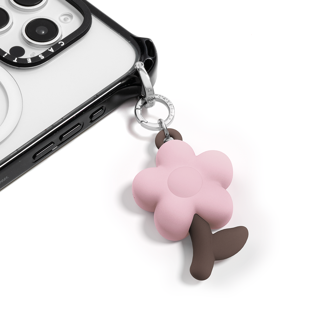 Charm Keychain - Silicon Flower - Cherry Blossom