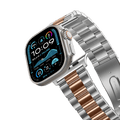 Stainless Steel 3-Link Band 49mm (Ultra 3) - Two-Tone (Rose Gold/Silver) | Image 1