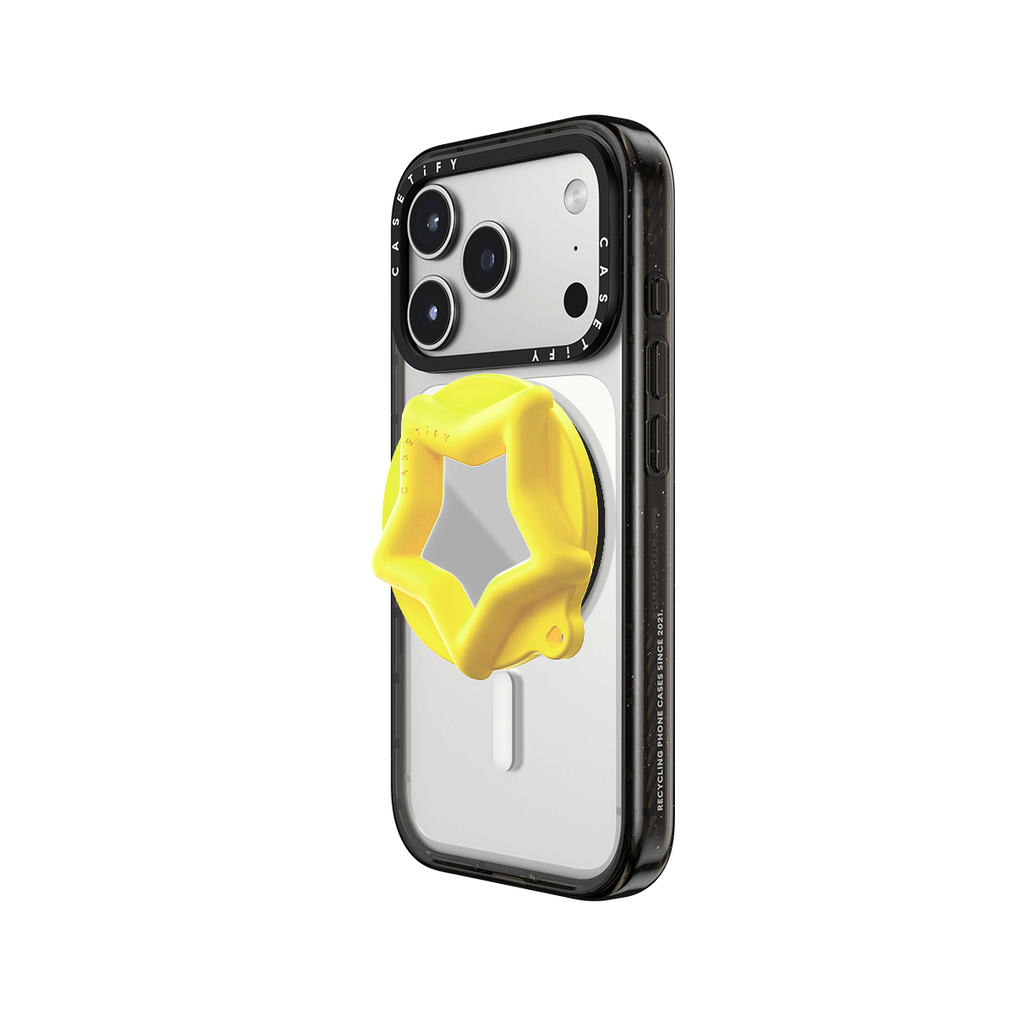 Snappy Candy Mirror Grip Stand - Yellow