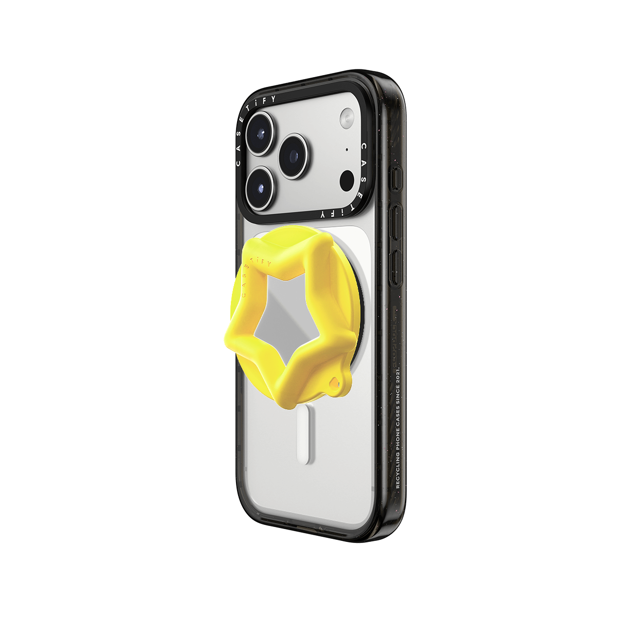 Snappy Candy Mirror Grip Stand - Yellow