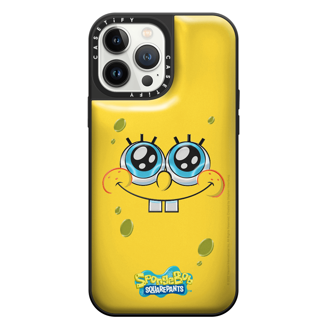 CASETiFY x SpongeBob iPhone 13 Pro Max Puffy Case - Yellow (Spongebob) | Image 1