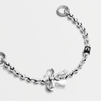 Charm Keychain - Metallic Bow