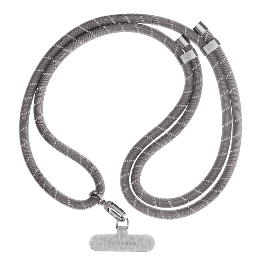 Rope Cross-body Strap - Charcoal (8mm)